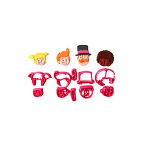 kit Cortadores Mundo Musical(Carinhas) 5cm