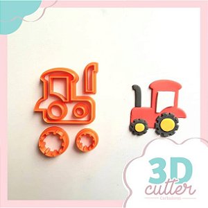 Cortador Temático Trator - 10cm