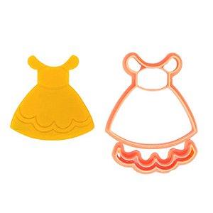 Cortador Vestido Bela - 5cm
