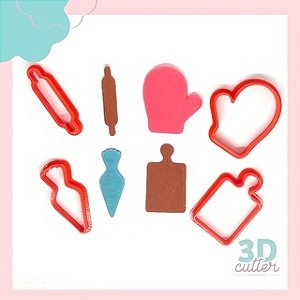 Kit Cortadores Utensílios Confeitaria - 4cm