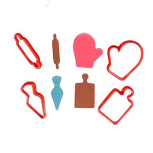 Kit Cortadores Utensílios Confeitaria - 4cm