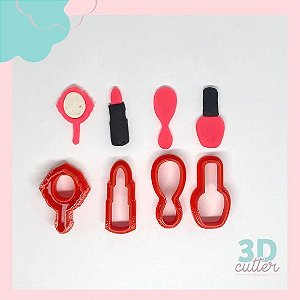 Kit Cortadores Itens de Beleza - 3cm