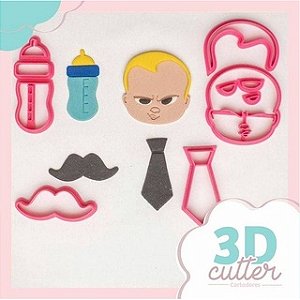 Kit Cortadores Chefe Baby Poderoso - 5cm