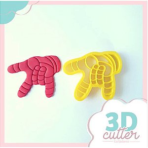 Cortador Mão Herói Aranha   5cm