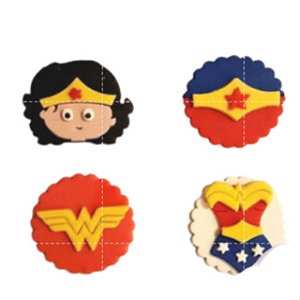 Kit Cortadores Heroína Maravilha 5cm