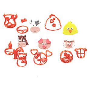 Kit Cortadores Fazendinha 5cm