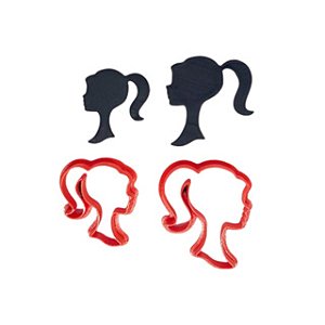 Kit Cortadores Silhueta Boneca 5 e 4cm