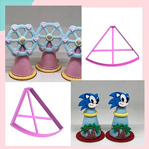 Cortador Pasta Americana Mini Cone 10 x 13cm