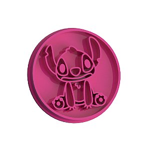 Marcador Alienígena Azul Redondo 5cm - Modelo 02 (Corpo Todo)