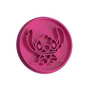 Marcador Alienígena Azul Redondo 5cm - Modelo 03 (Metade do Corpo)