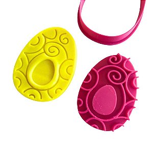 Marcador Ovo de Páscoa  Espiral 6CM