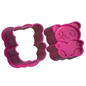 Panda com Coração (Dia dos Namorados) - Ejetor Modelador para Brigadeiros