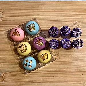 Carimbo para Doces Brigadeiros - Borboletas 2