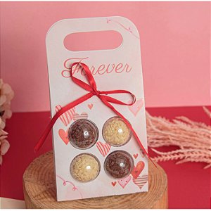 Chocoblister para 4 doces ( Dia dos Namorados) - Forever - 10 Unid.
