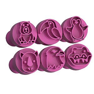 Carimbo para Doces Brigadeiro - Animais