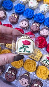 Rosa (A Bela e a Fera) - Ejetor Modelador para Brigadeiros