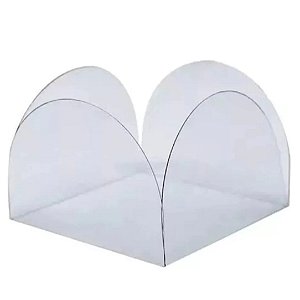 Kit  Forminhas Acetato  nº 7 - 4 Pétalas para Doces