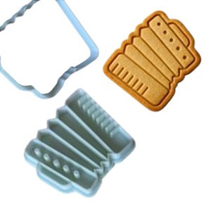 Marcador e Cortador Sanfona -Festa Junina para biscoitos e pasta americana