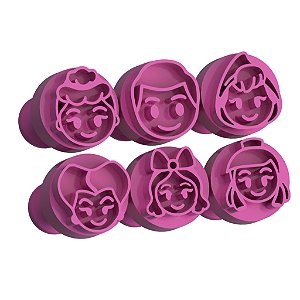 Carimbo para Doces Brigadeiro - Princesa Cinderela 2