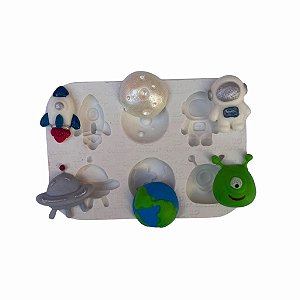 Molde de Silicone para Artesanato - Astronauta