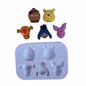 Molde de Silicone Alimentício - Ursinho Amarelo