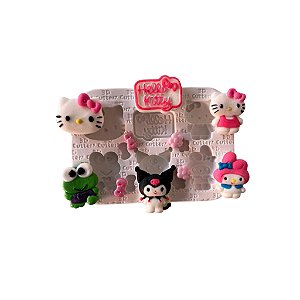 Molde de Silicone para Artesanato - Gatinha Japonesa