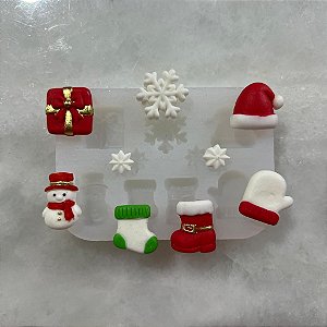Molde de Silicone para Artesanato - Natal 2