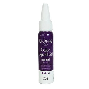 Corante Liquid Gel (ROXO AÇAÍ) Iceberg - 25g