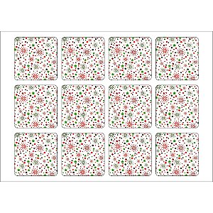 Papel de Arroz Quadrado 6cm - Comemoração