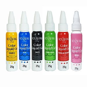 Corante Liquid Gel Iceberg - 25g