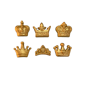 Molde de Silicone para apliques de Artesanato - Coroas