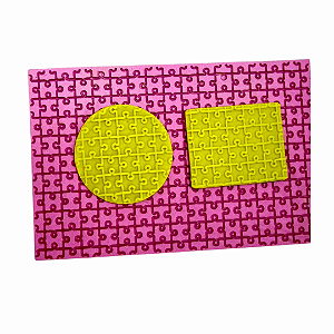 Textura Emborrachada para Pasta Americana - Quebra-Cabeça