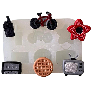 Molde de Silicone para apliques de Confeitaria - Coisas Estranhas