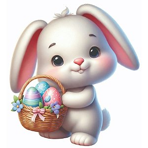 Adesivos Páscoa | Coelinho 3cm, 4cm e 5cm