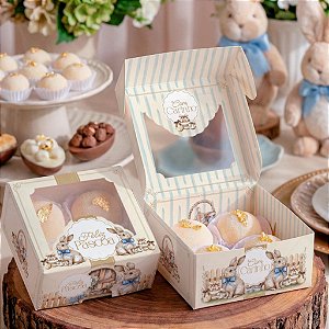 Caixa de Páscoa para 4 Doces com Visor - Refúgio - 10 unid.