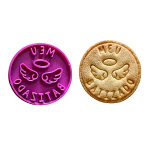 Cortador e Marcador para Biscoitos | Meu Batismo 5cm | Ideal para Massas, Pasta Americana e Biscuit