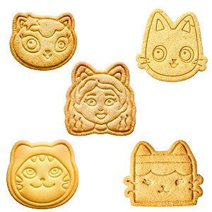 Cortadores e Marcadores para Biscoitos | Casa Mágica 5cm | Ideal para Massas, Pasta Americana e Biscuit