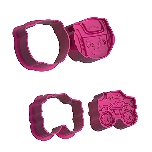 Blaze e o Caminhão - Ejetor Modelador para Brigadeiros