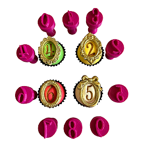 Carimbos para Doces Brigadeiro - Numerais 3