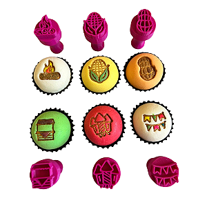 Carimbos para Doces Brigadeiro - Festa Junina 3