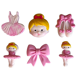 Molde de Silicone para apliques de Confeitaria - Bailarina