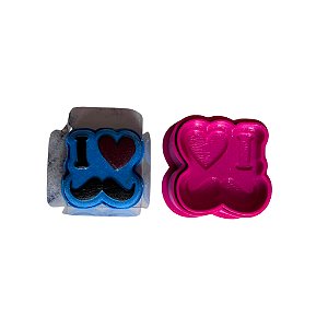 I Love Bigode (Dia dos Pais) - Ejetor Modelador para Brigadeiros