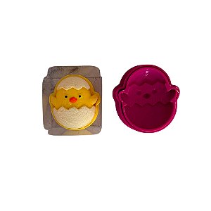 Pintinho no Ovo (Fazendinha) - Ejetor Modelador para Brigadeiros