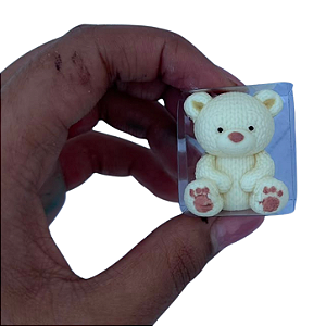 Molde para Apliques de Confeitaria - Urso Tricô Simples