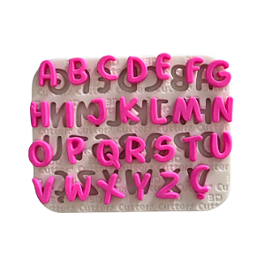 Molde para Apliques de Artesanato - Alfabeto