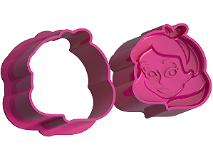 Ejetor Modelador para Brigadeiro - Tema País das Maravilhas - 2 Peças - 3,5 cm x 4,00 cm (Aproximadamente)