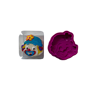 Ejetor Modelador para Brigadeiro - Palhaço Pati - 2 Peças - 3,5 cm x 4,00 cm (Aproximadamente)