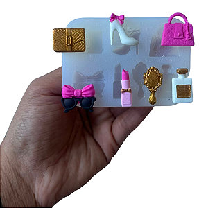 Molde de Silicone para apliques de Artesanato - Moda Fashion