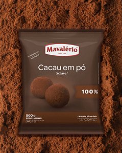 Cacau em Pó 100% Solúvel Mavalério 180g – Intensidade e Cor para Confeitaria e Sobremesas