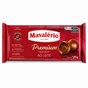 COBERTURA PREMIUM BARRA SABOR CHOCOLATE AO LEITE MAVALÉRIO